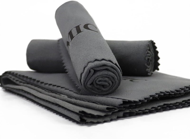 PINGMIC 12 ''×12 '' Silicon Gun Cloth and Gun Cleaning Cloths, for Firearm Cleaning and Polishing - Lint-Free Gray Cloth - Image 1
